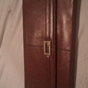 Lou Taylor Vintage Elegant Brown Leather Bag